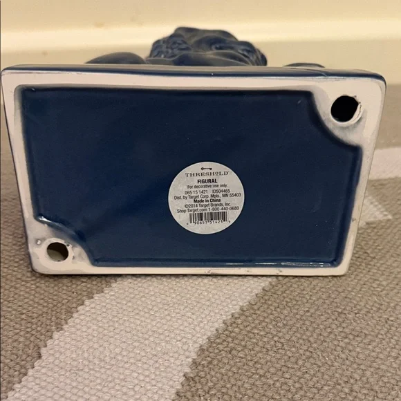 Threshold  Blue Foo Dog Statues - Picture 3 of 6